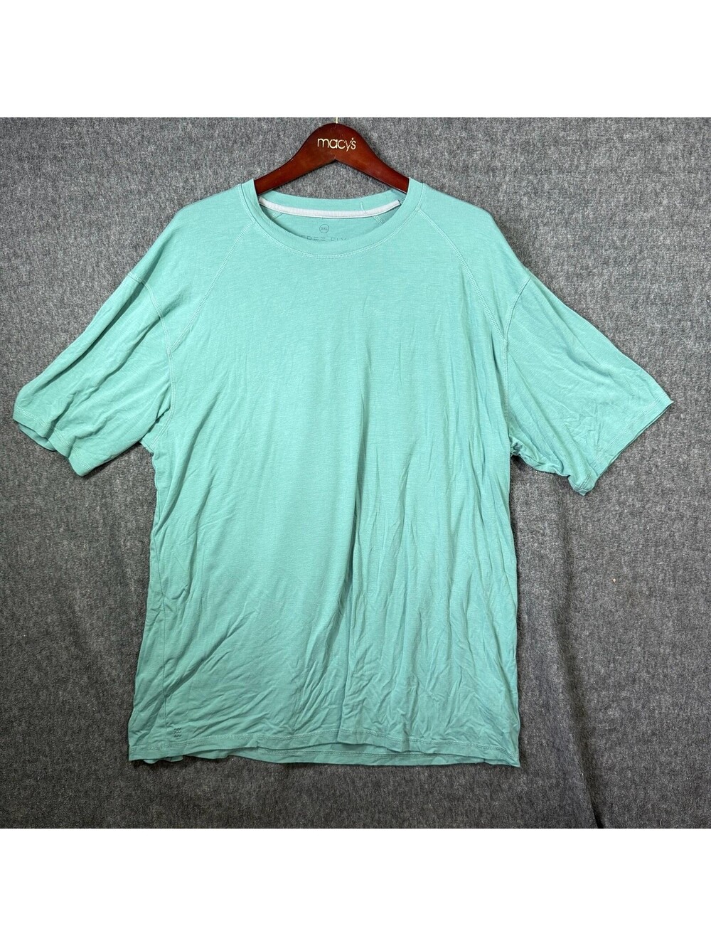 Free Fly Shirt Mens 3XL Green Bamboo Blend Performance Basic Tee Crewneck